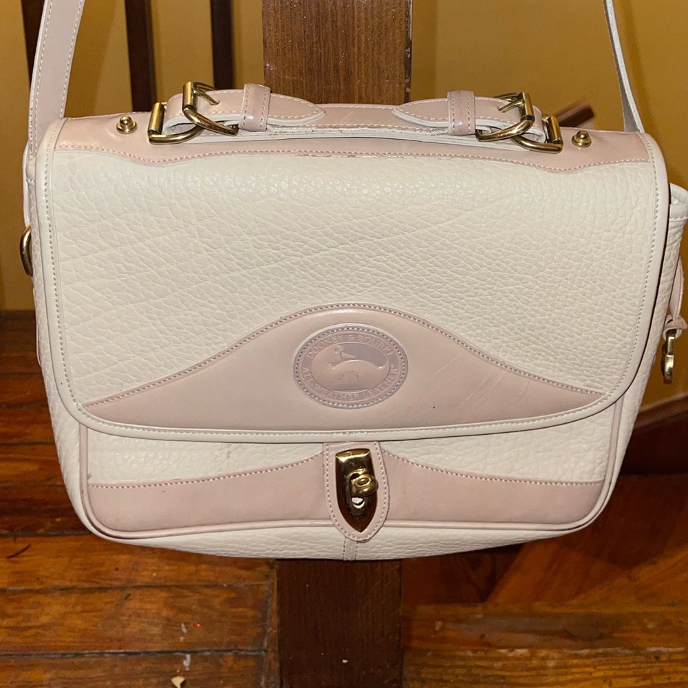 1970S DOONEY AND BOURKE SATCHEL in Cream